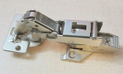 Blum Cabinet Hinges 70.655-01.01, Nickel, w/ 175L660-01.22 Clip-On Base Plates