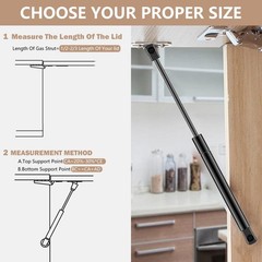 Gas Struts 20in 40Lbs/178N Prop Shock Lift Springs Rod Struts for Camper Rear…