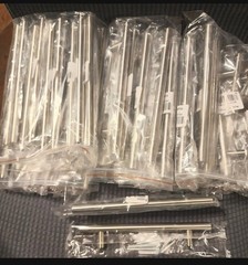 Gobrico 50 Pcs Brushed Nickel Cabinet Handles 5″ Hole Centers,7.5″ Total Length