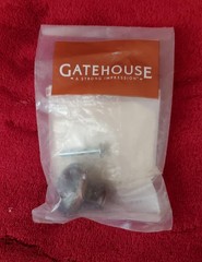 CABINET/DOOR HARDWARE by BRAINERD GATEHOUSE-KNOBS, HANDLES, DEAD BOLTS-18 TOTAL