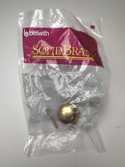 Belwith Solid Brass 1″ X 3/4″ Tall Solid Polished Brass Cabinet Drawer Knob New