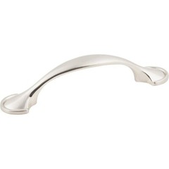 (3-8pk)-KasaWare 4-5/8 In. Satin Nickel Cabinet Pull Model: K4133SN-8