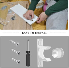 8 Sets False Front Cabinet Clips Kitchen Cabinet Doors Replacement for Drawer…