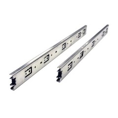 22 in. Side Mount Full Extension Ball Bearing Drawer Slide with Installation (2