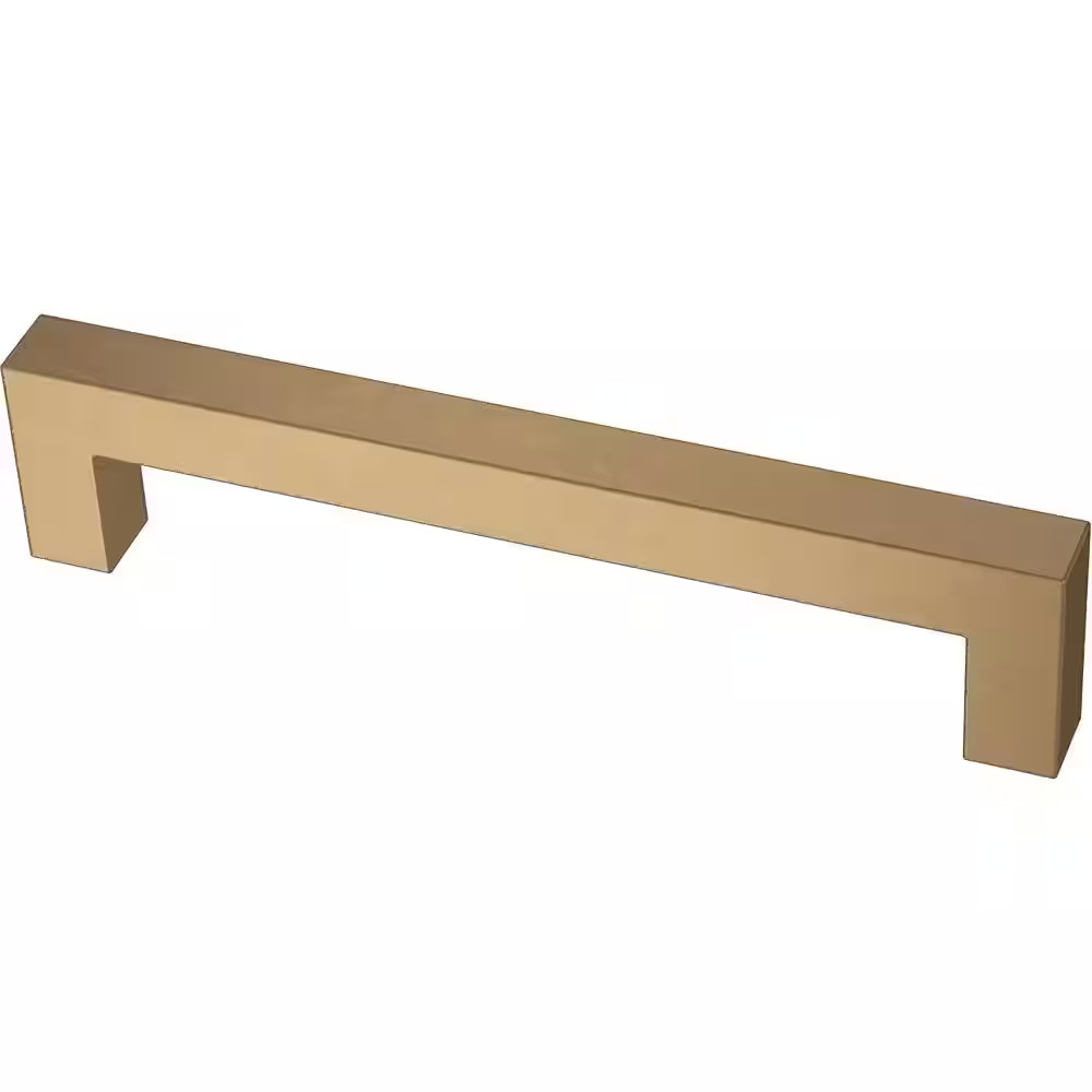 10-Pack Modern Square 5-1/16 In. (128 Mm) Modern Champagne Bronze Cabinet Drawer