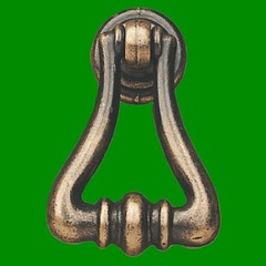 Argenton Antique Style Brass Plated Drop Pull Handle, Draws, Cabinets, Cupboard
