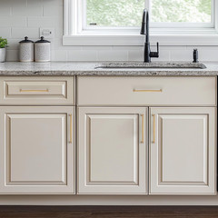 5 Pack 6-1/4 Inch Champagne Bronze Kitchen Cabinet Handles Solid Zinc Alloy Cabi