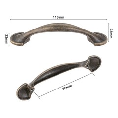 4Pcs Classic Cabinet Handles Closet Door Drawer Cupboard Wardrobe Dresser Pull