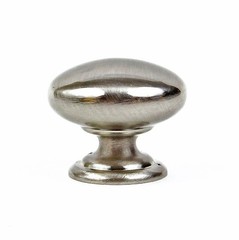 Cabinet Knob Brushed Nickel Traditional Domed Round Kitchen Bath Drawer Pulls