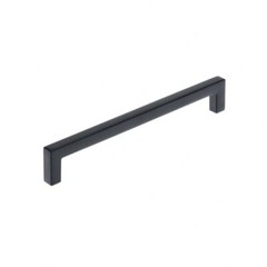 Modern Square 6-5/16″ Center to Center, Black Cabinet Drawer Pull Handle