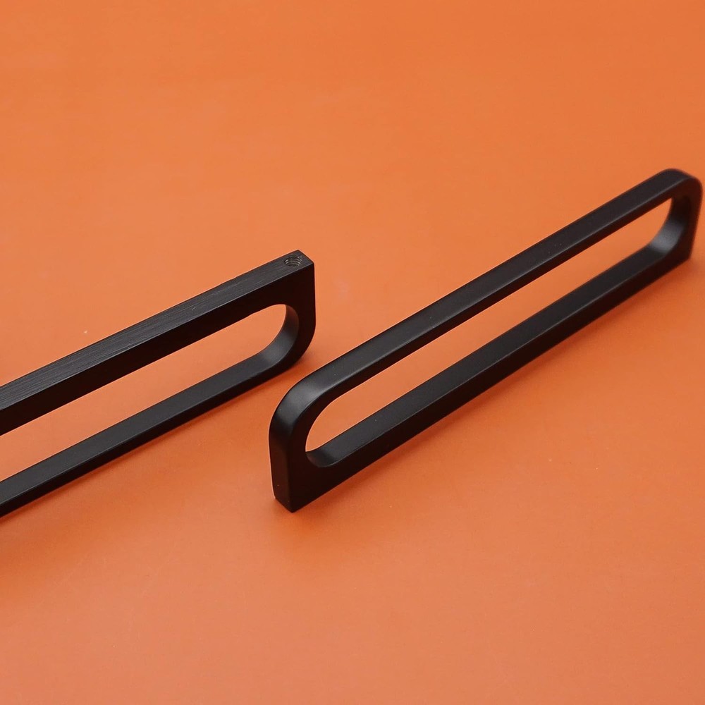 3.75″ Cool Black Cabinet Pulls Handles Matte Black Cabinet Pulls Modern Drawers