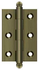 Deltana CH2517 U5 2-1/2″ x 1-11/16″ Hinge, w/ Ball Tips in Antique Brass