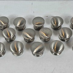 Lot Of 18 Metal Dresser/cabinet Knobs And Screws