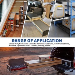 Tp-Laie 1 Pair 260 Lbs Heavy Duty Drawer Slides 12 14 16 18 20 22 24 26 28 30