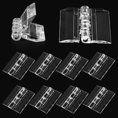 Clear Acrylic Hinges for Plexiglass, 25mm x 35mm, 10pcs | Clear Plastic Trans…