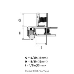 2-Pack Satin Nickel 1/2 In. Overlay Double Demountable Cabinet Hinges
