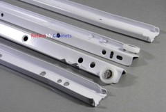 20 Pack – KV 1805 3/4 Extension White Epoxy Drawer Slides – 22 Inch