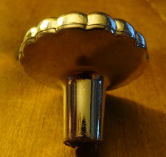 Amerock Cabinet Door Knob Drawer Pull, Sterling Nickel, Round 1-1/4″, BP1337-G9