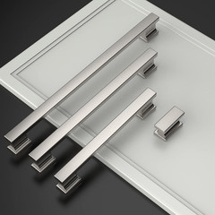 10 Pack 5 Inch(128Mm) Brushed Satin Nickel Kitchen Cabinet Handles, Cabinet Pull