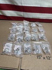 20-pack LibertyBubble Glass 1-1/8 in. (29 mm) Vintage Satin Nickel and Clear..