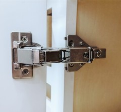 165 Degree Full Overlay Clip-on Lazy Susan Cabinet Hinge, Corner Cabinet Hinge