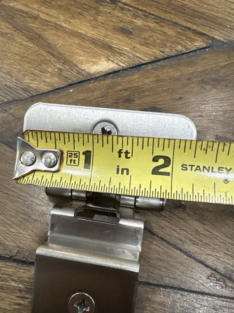 Kitchen Face Mount hinges tilt Inset Cabinet Door Satin Nickle Lot of 12