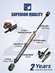 10″ Gas Strut – 100N/22.5Lb Universal Lift Support with Mounting Brackets