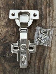 Everbilt Full Overlay Frameless Soft Close Hinges 35mm 110° 2-Pack H32636E