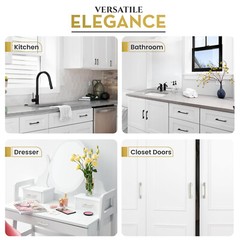 Stainless Steel Kitchen Cabinet Door Handle Drawer Pull Cupboard T Bar Knobs
