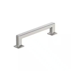 Lintel 5-1/16 In. (128Mm) Center-To-Center Satin Nickel Bar Cabinet Pull