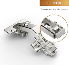 2 Pack 1 Pair 135 Degree Lazy Susan Hinges Full Overlay Concealed for Cabinet, C