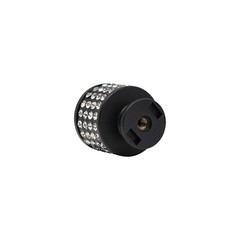 10 Pack Modern Round Cabinet Door Knob Kitchen Drawer Dresser Handle Pull Black