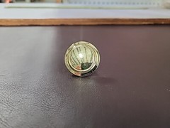 Hickory Hardware Polished Accents Ultra Brass Disc 1 1/4″ Cabinet Knob P413-UB