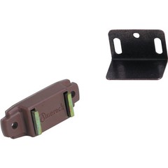 Amerock BP97653PT Magnetic Catch, 1-15/16 in L x 3/4 in W Catches, Plastic, Tan