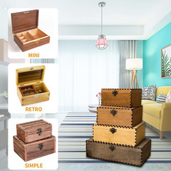 30 Pcs Mini Hinges Miniature Hardware with Screws for Wooden Box Crafts Chest