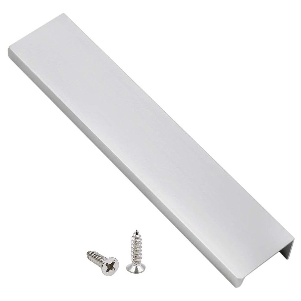 5.9 Inch Silver Finger Pulls for Cabinet 30Pcs, 5 Inch Hole Spacing, Aluminum…