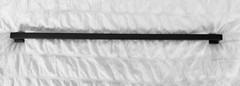 15” knob bar pull – cabinets, drawers, cupboards – Matte Black Metal