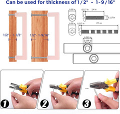 60 Pack Pink 5″ Square Cabinet Handles for Drawers and Cupboards
