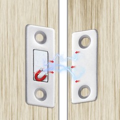 Strong Magnetic Door Closer Cabinet Catch Latch Cupboard Ultra Thin Closures
