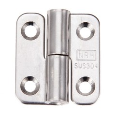 Stainless Steel Residential Corner Removable Pin Round Wood Door Hinge Mortise