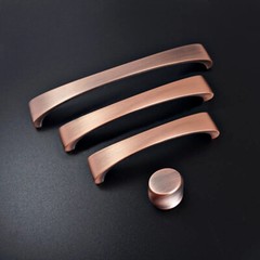 3.78″ 5” 6.3” Antique Copper Bronze Drawer Pulls Knobs Black Dresser Handle