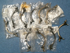 Amerock Antique Brass Arch Cabinet Handles LOT OF 10 (BP3407-AE) FS