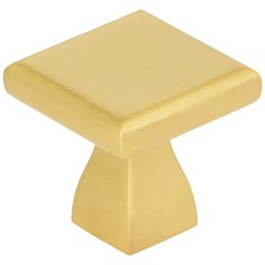 Elements Hadly 1″ Length Square Knob, Brushed Gold – Hardware for Kitchen & Bath