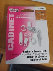 Defender Security 3/4″ Steel Drawer & Cabinet Lock – Keyed Different U 9945