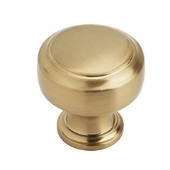 | Cabinet Knob | | 1-3/16 inch (30 mm) Diameter | Champagne Bronze Round