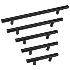 1-30Pack Modern Cabinet Handles T Bar Pulls Kitchen Drawer Knobs Stainless Steel