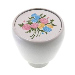 Vintage Amerock Fashionette Victorian Garden 1 1/4″ Round Cabinet Knob A650-VG