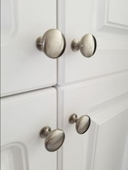 6 Pack Cabinet Round Knob Pulls for Kitchen Bathroom Drawer Closet Door Cupbo…