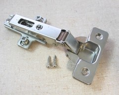 Salice 2P8 Cabinet Door Hinges w/ H00 Clip-On Mounting Base Plates & Screws