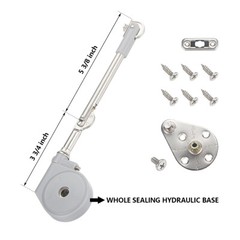 Lid Stay 135 Degree Open With Soft Close 2pcs Hydraulics Lid Support fr Toy Box